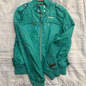 Live Mechanics Teal Jacket